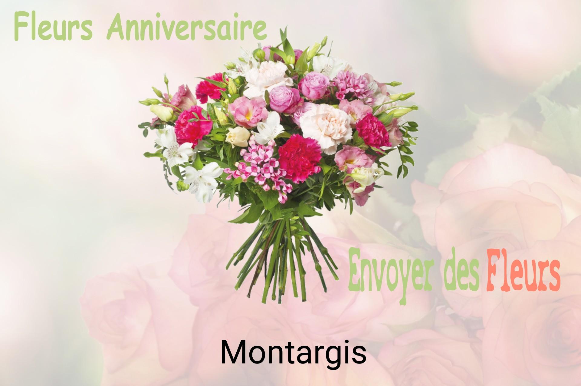 Bouquet de fleurs d’anniversaire livré à Montargis